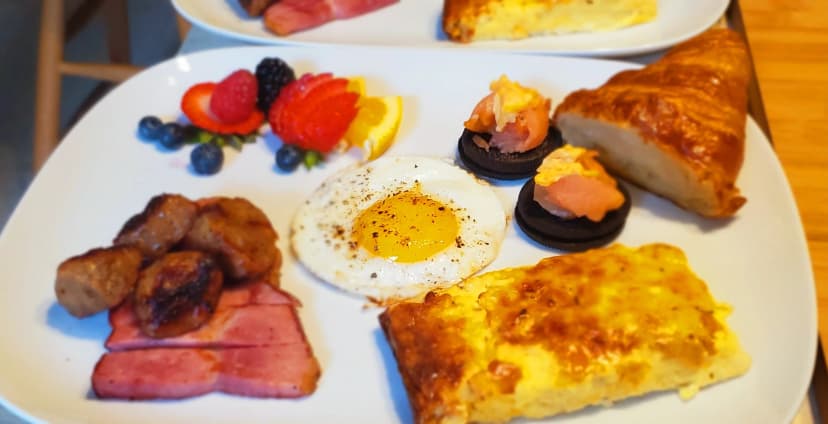 Baked Eggs with Six Cheeses